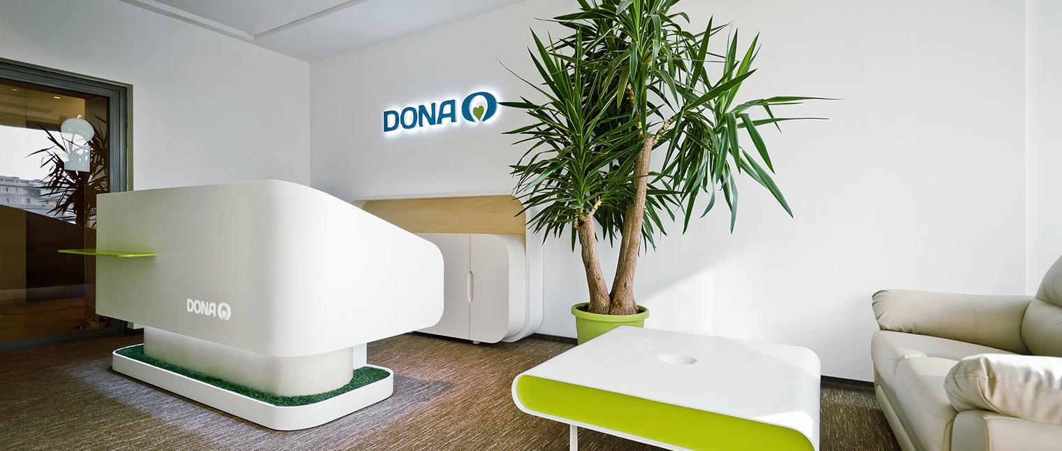Amenajarea sediului DONA – ambianta primitoare si confortabila DONA