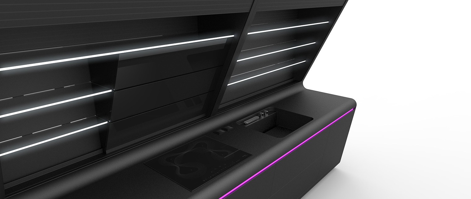 Combinatia dintre viziunea moderna a designerului Karim Rashid si proprietatile extraordinare ale HI-MACS®, materialul acrilic mineral de ultima generatie, s-a concretizat sub forma colectiei Kook and Karan, formata din 2 bucatarii realizate de catre Aran Cucine.

Conceptul exclusiv al bucatariei Kook, prezentat in cadrul Targului International de Mobilier din Milan, se distinge prin fluiditate, forme sinuoase si design ergonomic inovativ, realizat […] Mai mult…