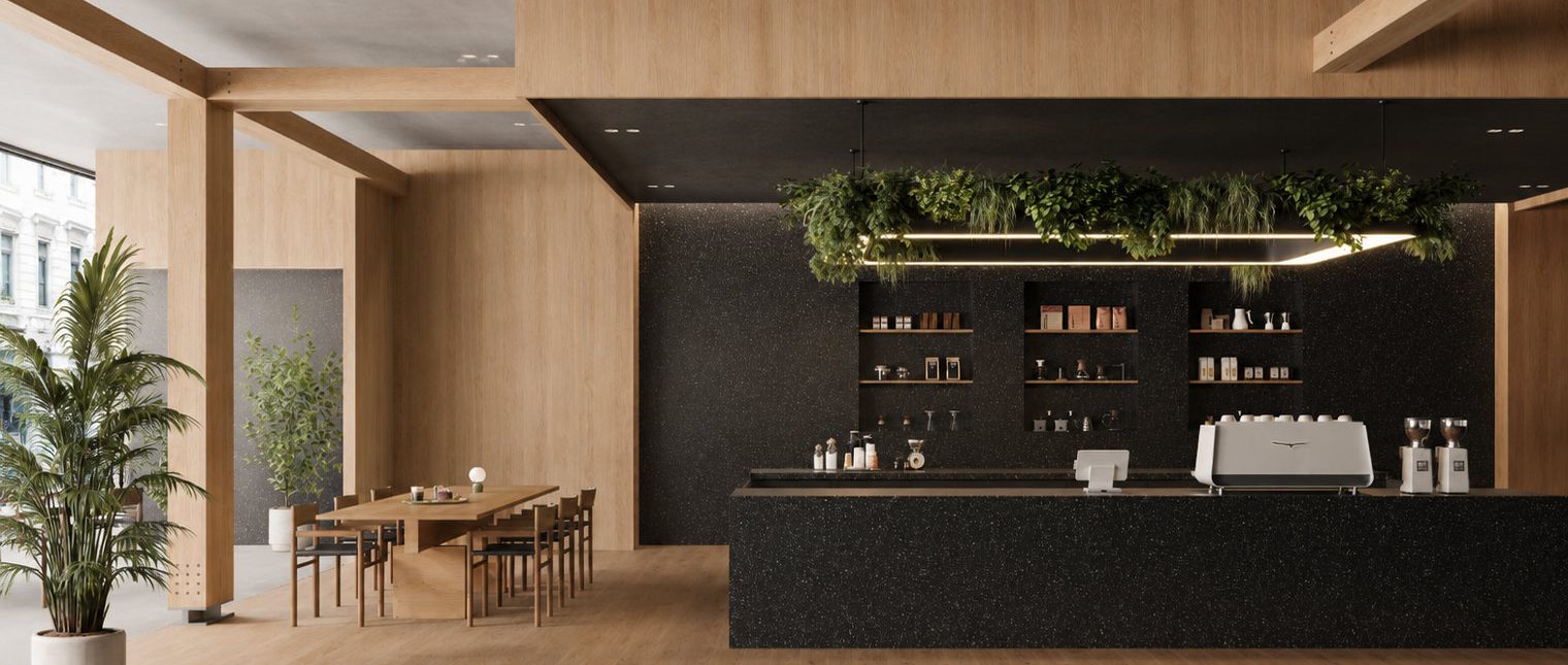 Design modern și sustenabil, cu conținut reciclat certificat integrat în fiecare nuanță.
Cinci culori din colecția HIMACS Terrazzo au fost recompensate cu Red Dot Design Award 2026 la categoria Product Design, una dintre cele mai prestigioase distincții internaționale din domeniul designului. Premiul evidențiază modul în care estetica clasică a terrazzo-ului poate fi reinterpretată într-o manieră actuală, prin design expresiv și utilizarea […] Mai mult…